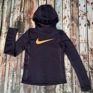 Nike Pro Hyperwarm Purple Pullover Hoodie